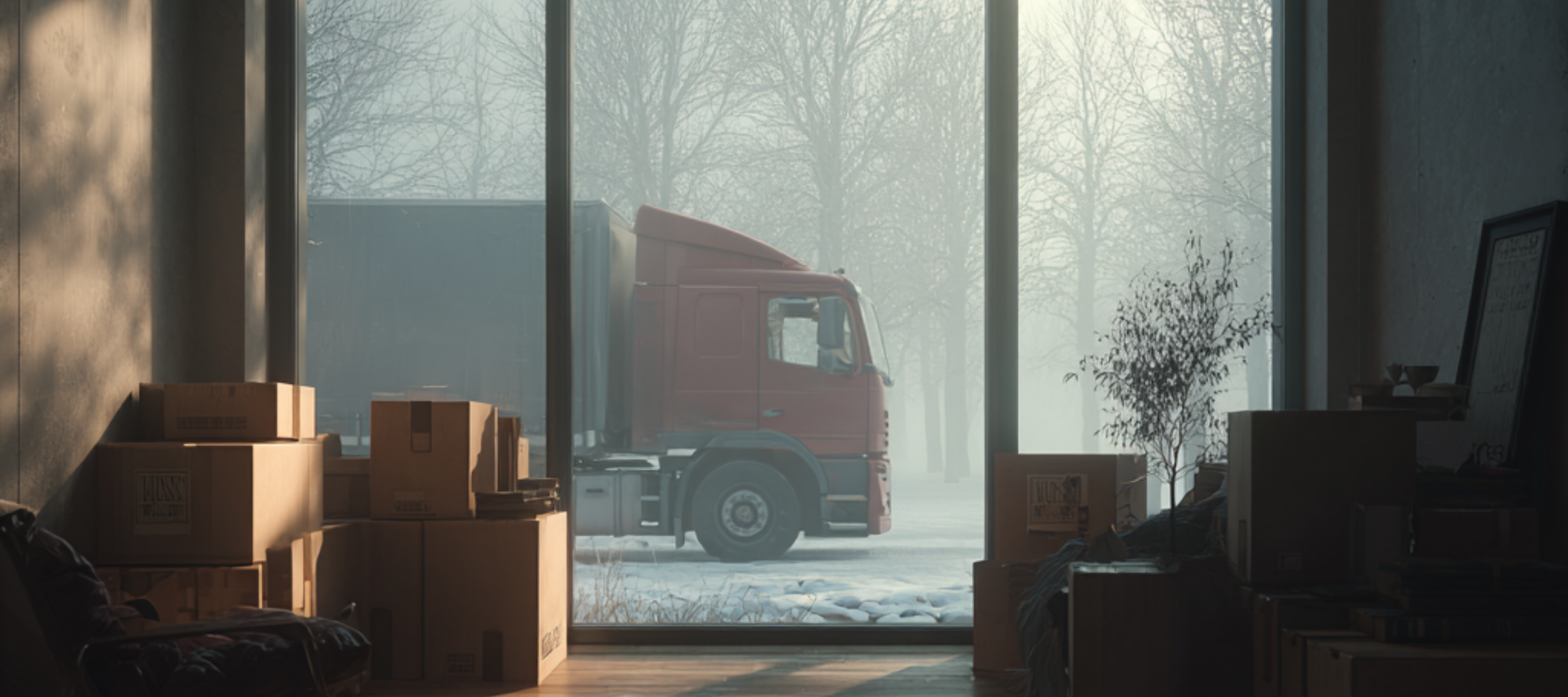 We gingen weg om vooruit te komen.