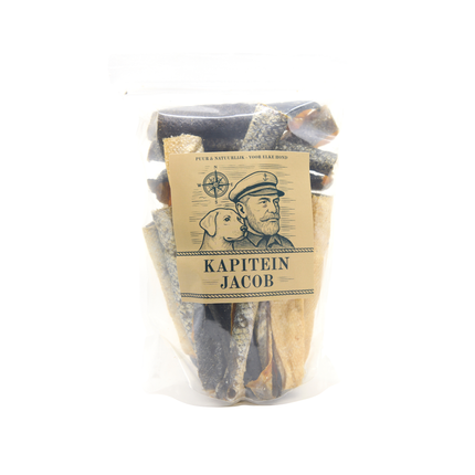 Capitaine Jacob - Peaux de saumon séchées avec chair - 750 grammes
