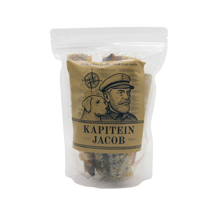 Capitaine Jacob - Peaux de saumon séchées avec chair - 300 grammes