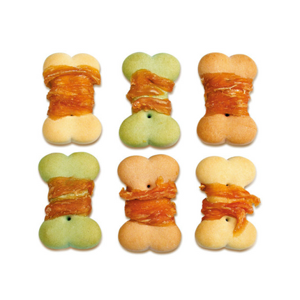 Wanpy - Poulet séché et torsades de biscuits