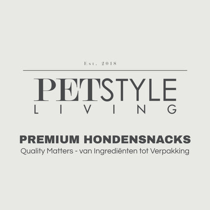 Petstyle Living - Bâtonnets torsadés avec poulet 12,5 cm - 30 pièces