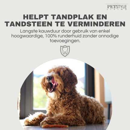 Petstyle Living - Bâtonnets torsadés avec canard 12,5 cm - 100 pièces