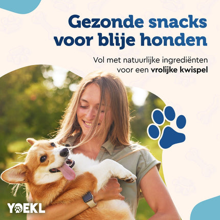 YOEKL - Bâtonnets à mâcher au poulet 20 cm, 6 pièces