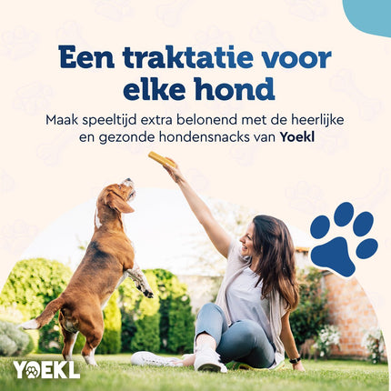 YOEKL - Bâtonnets à mâcher au poulet 20 cm, 6 pièces