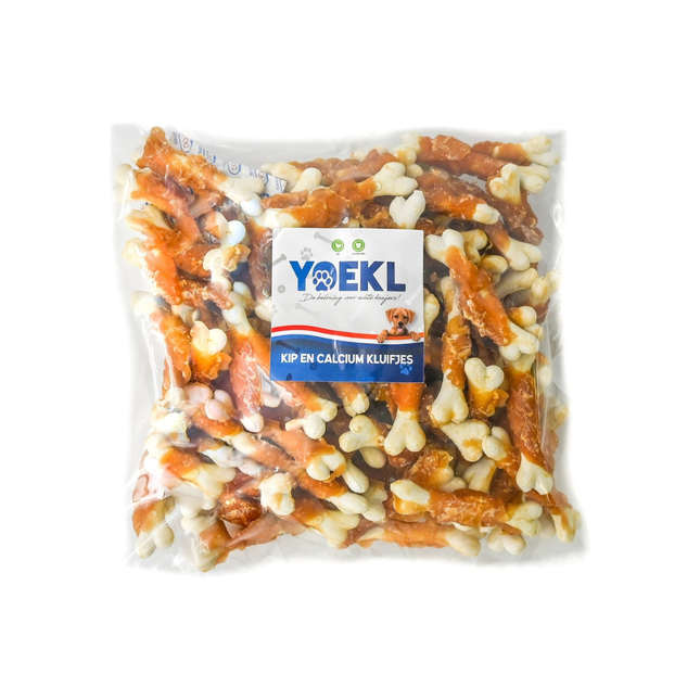 YOEKL - Os de poulet et calcium - 400 grammes