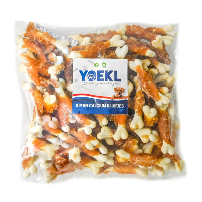 YOEKL - Os de poulet et calcium 900 grammes